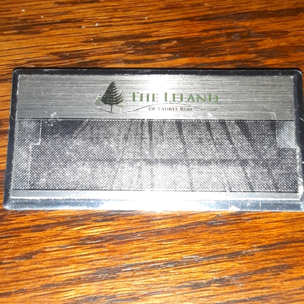 ORIGINAL THE LELAND OF LAUREL RUN EMPLOYEE BADGE MINT CONDITION